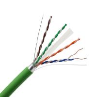 Bare Copper CAT6A CAT7 CAT8 Cable Indoor Shield 4pair 23awg LSZH
