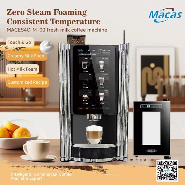 Appareil de café de grain à tasse commercial avec écran LCD
