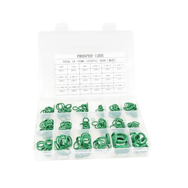 ORK Профессиональная коробка инструментов для ремонта оборудования О-кольца комплекты цветные резиновые О-кольца включены