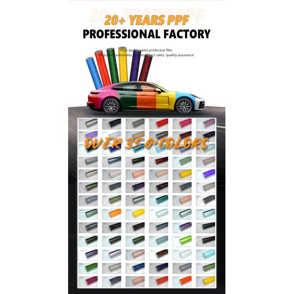 OEM ODM Car Paint Protection Film High Gloss Scratch Resistant Auto Wrap