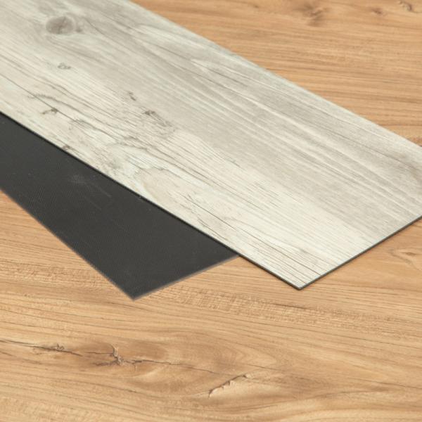 Wood Texture Interlocking Luxury Vinyl Tile Flooring Quick Fitting Interior Decoration
