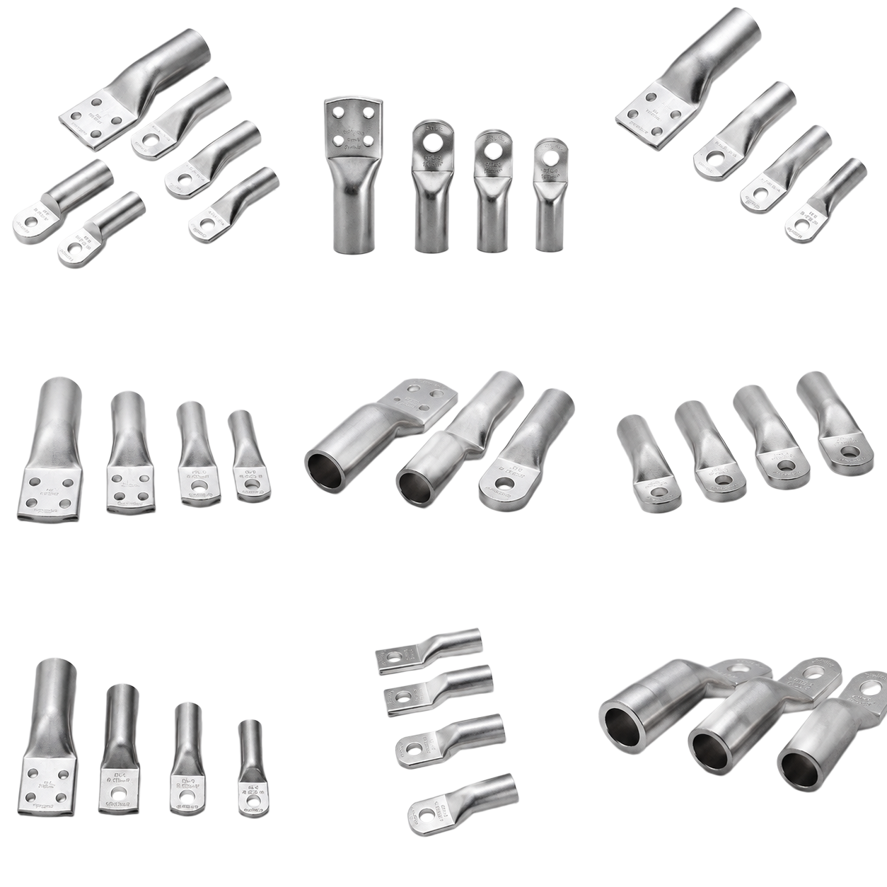 High Conductivity Copper Cable Lugs with Corrosion Resistance and Easy Installation for Electrical Terminals