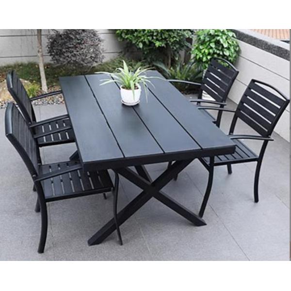 Modern Cafe Shop Garden Waterproof Sillas De Comedor Metal Armrest Cast Aluminium Chairs Indoor Outdoor Patio Furniture