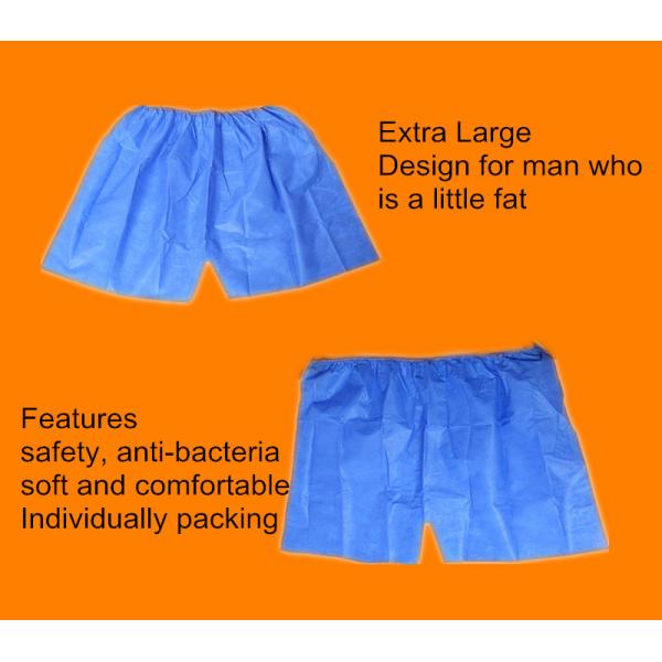 Breathable Disposable SPA Products Non Woven Short Pants Anti Bacteria