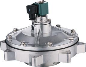 DN50 ~ válvula de diafragma DN102 pneumática, tipo válvula de D de solenoide submersa do pulso