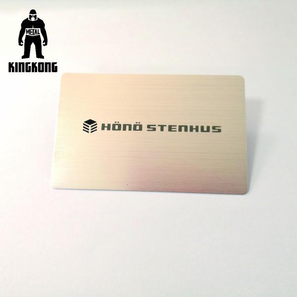 Makeup Artist Laser Cut Custom Metal Membership Cards   Printable Silver Color