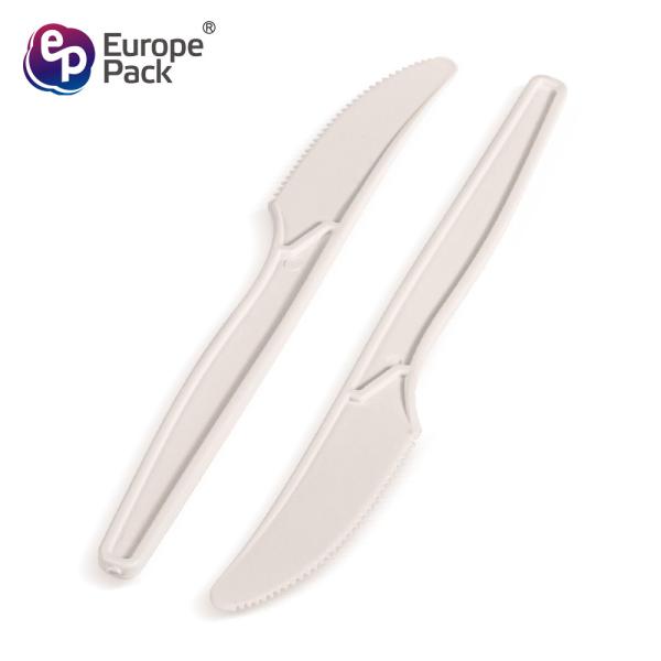 Best seller new products biodegradable corn starch salad knife for amazon