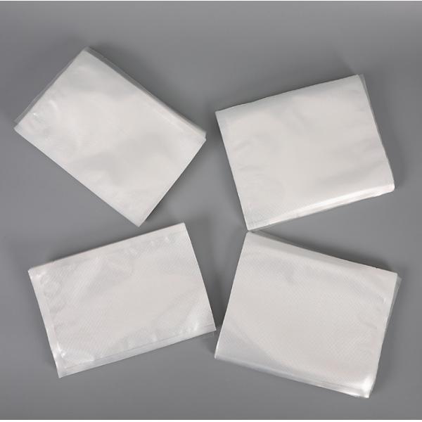 Transparent Embossed Vacuum Packaging Bag Gravure Printed For Food Saver Storage