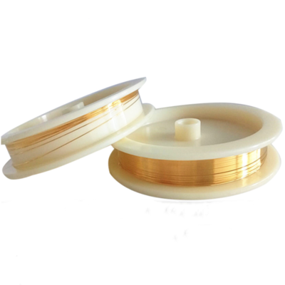 Professional Factory 0.0035mm Ultra Fine Gold Plated Tungsten Wire Custom Spool