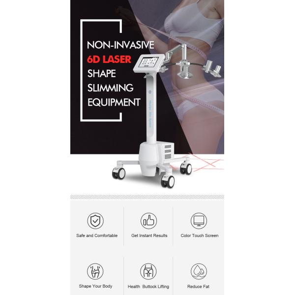 Dispositivo de escultura corporal no invasivo sin dolor Equipo de belleza láser de 635nm