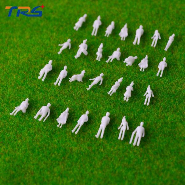 model white people 1:150  miniature white ABS plastic 1 cm  figures Architectural model human