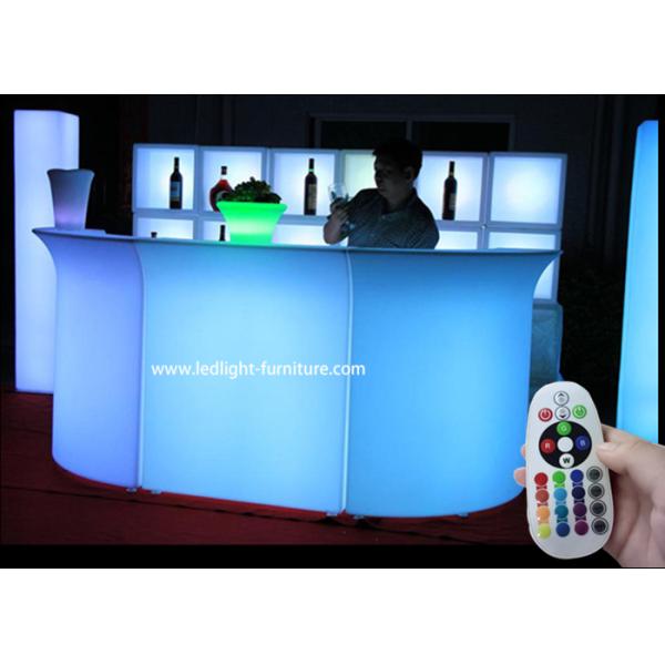 Plastic LED Lighted Bar Shelves / Back Bar Liquor Display With Battery Powered