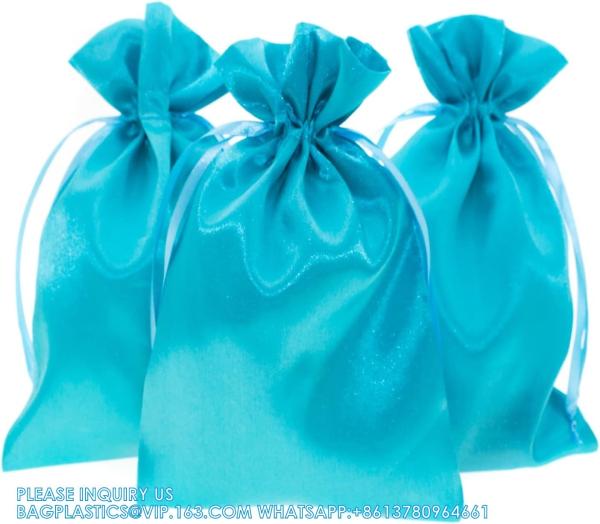 Satin Gift Bags, Jewelry Bags, Wedding Favor Drawstring Bags Baby Shower Christmas Gift Bags