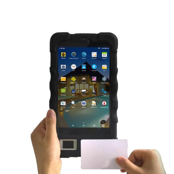 HF FP07 Cloud Ready Software 3G WIFI Bluetooth Tablets 7 Inches Android with Facial Fingerprint Reader