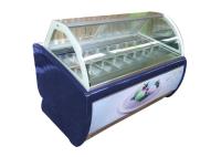 Mini glace vitrée porte affichage vertical congélateur congélateur en forme de tonneau réfrigérateur