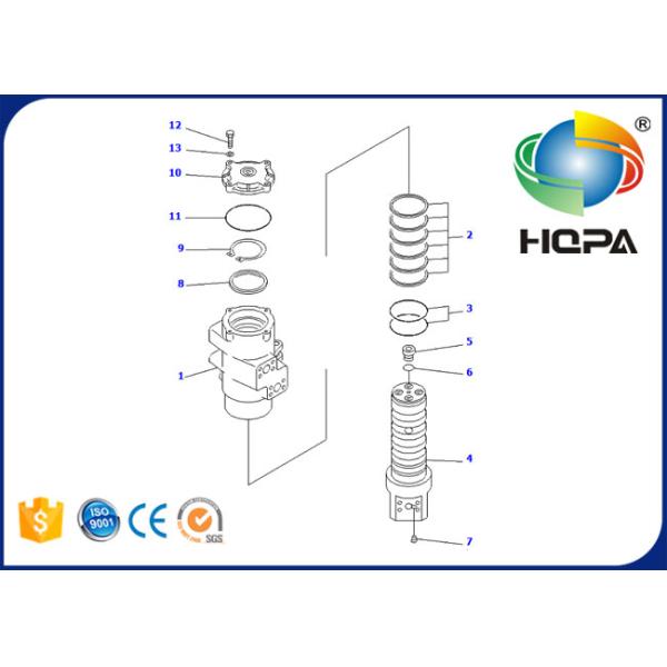703-09-33260KT 703-09-33260 Swivel Joint Seal Kit For Komatsu PC300-6 PC350-6