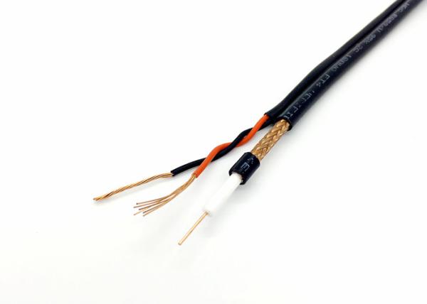 Cabo maioria do CCTV do co-axial da espingarda de RG59U+2C 0.75MM2, cabo coaxial da câmara de vigilância