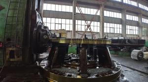 Cement Mill 28 Module Casting Steel Industrial Gears For Rotary Dryer