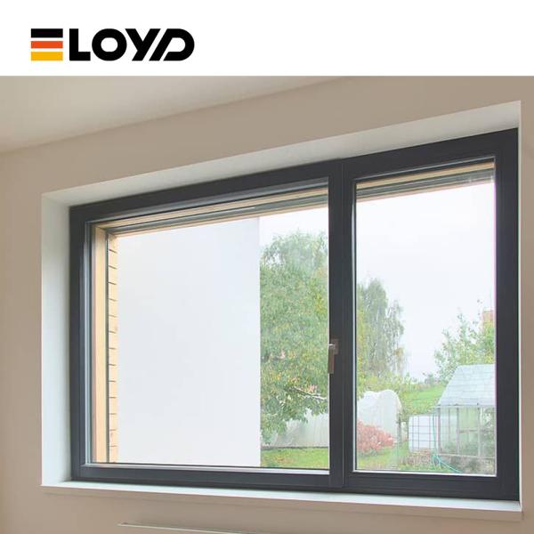 Double-Glazed Aluminum Casement Window with Enhanced Security