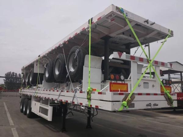 CIMC Best Quality 3-4 Axles 60t New lowbed Low Bed Semi Trailer 3 Axles 80t Lowbed Lowboy Low Flatbed Trailer For Sale