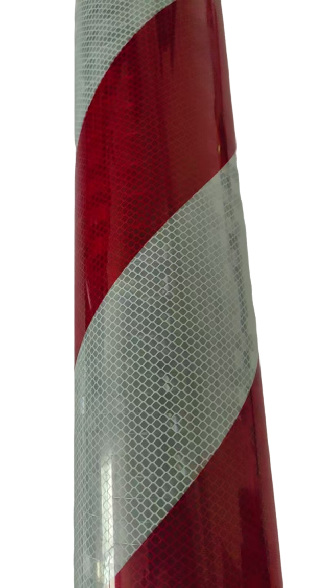 High Visibility white and red Reflective Chevron Reflective Stripe Tape For Vehicles