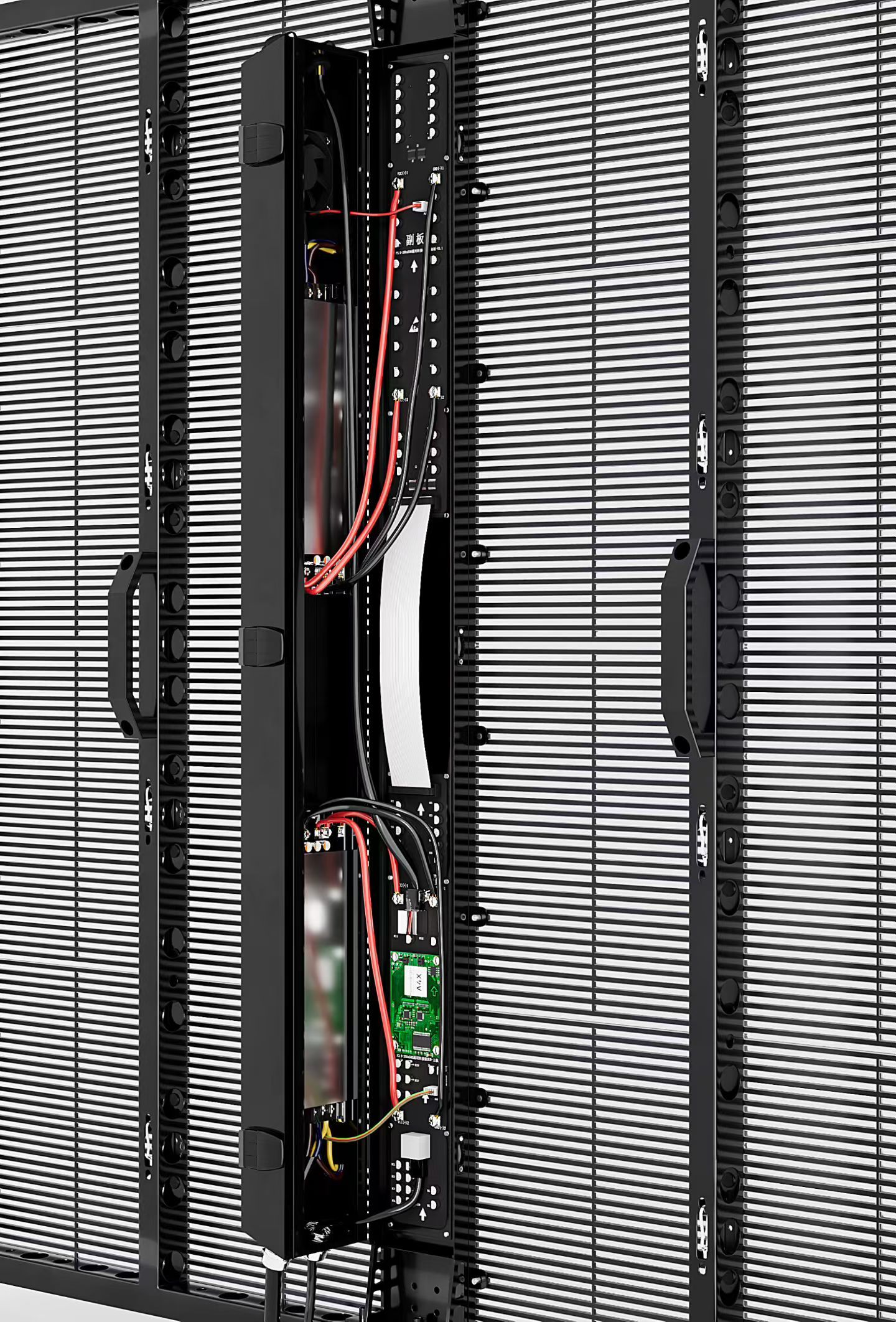 Rectangle ENC Transparent LED Display P1.9 P2.8 P3.9 P7.8 P10.4