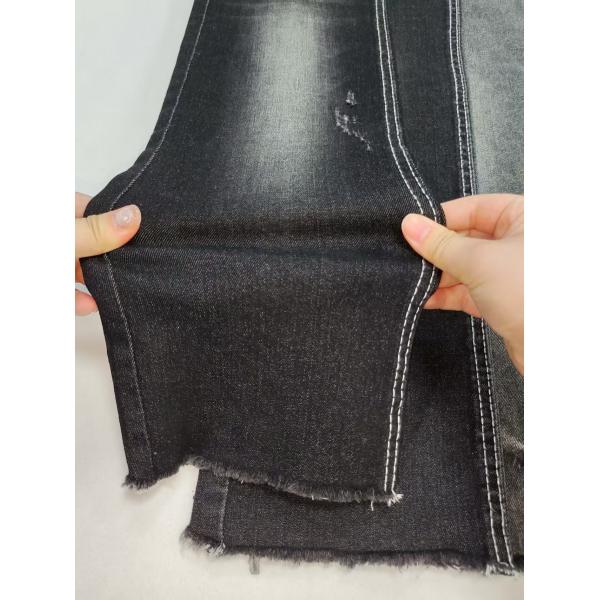 Style Twill BLACK/WHITE High Stretch 72%Cotton Denim Fabric With 180cm Full Width For Jeans