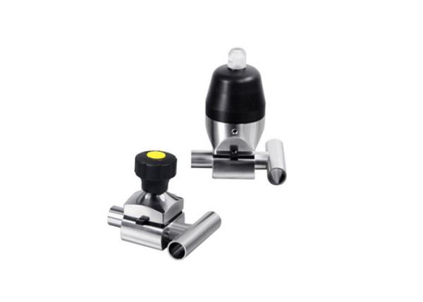 Hygienic Grade Pneumatic Operated Diaphragm Valve Tri Clamp End For Aseptic Processes
