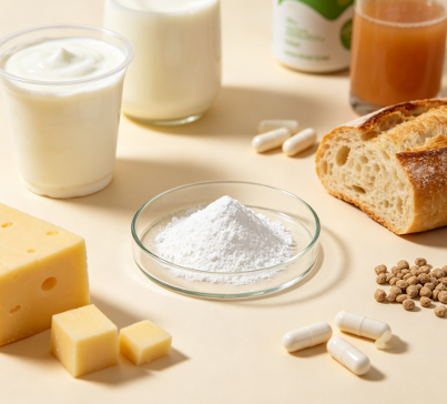 Calcium Lactate Powder Food Grade High Solubility Calcium Fortifier & Stabilizer