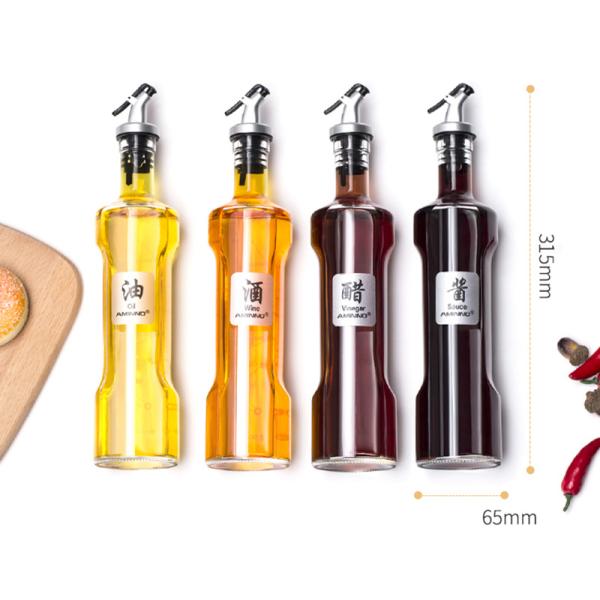 Пустая стеклянная бутылка оливкового масла 8.5оз/250мл с Споуц распределителя лить