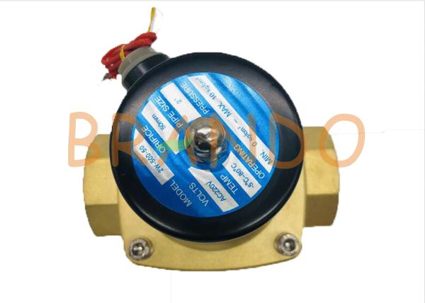 2 estrutura a ação direta de bronze do diafragma da válvula de solenoide 2W-500-50 da polegada
