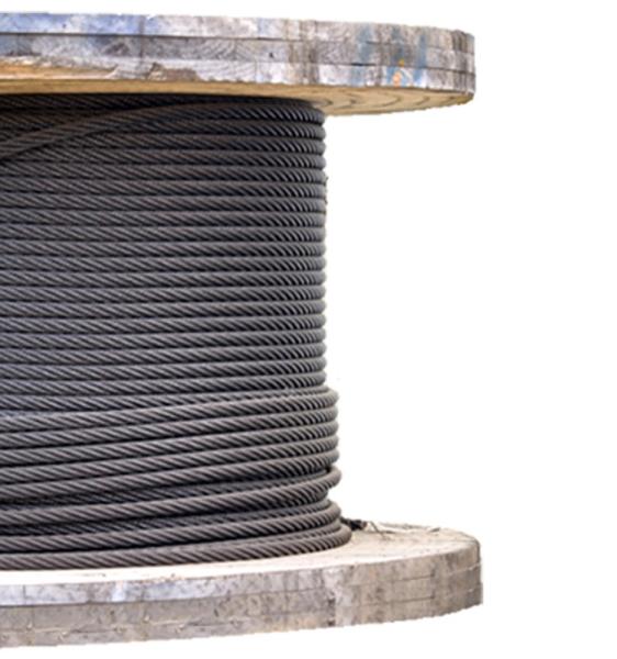 3.2mm 316 7x7 câble en acier inoxydable AISI ASTM BS DIN GB JIS