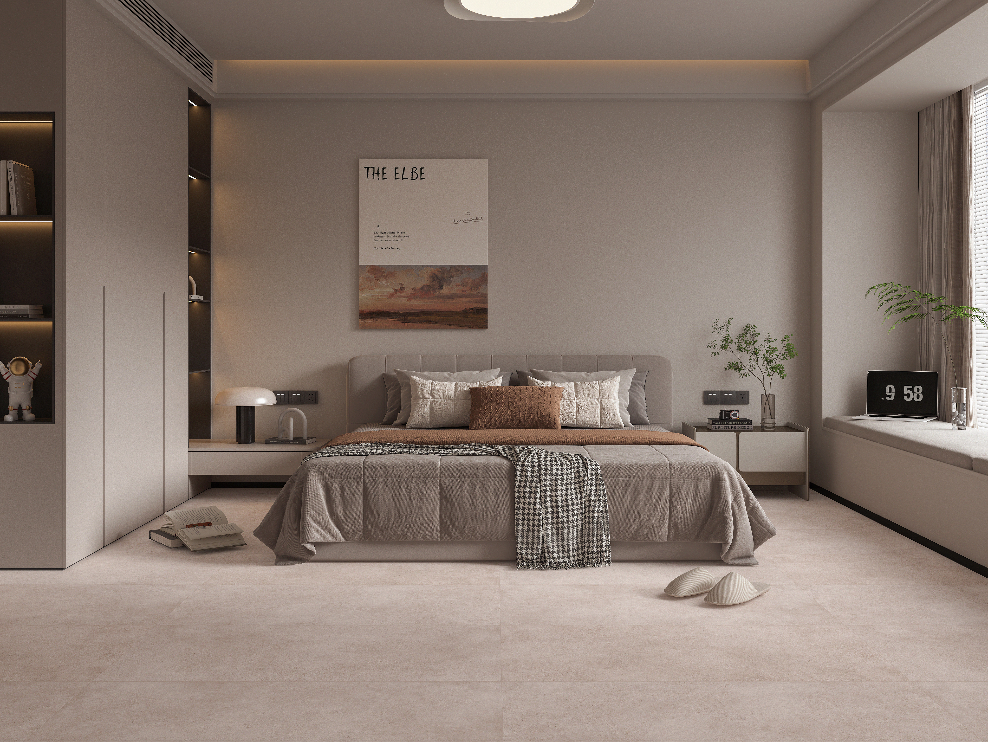 Architectural Micro-Cement Glazed Tile