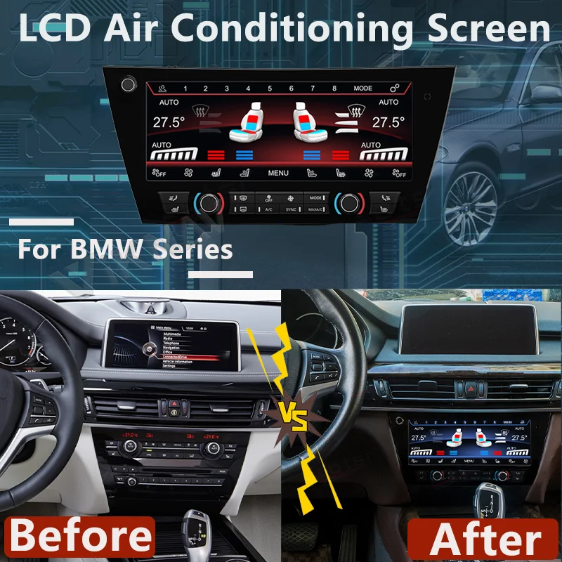Автомобиль BMW AC Climate Control Unit X5 F15 X6 F16 2014-2019 Цифровая панель управления