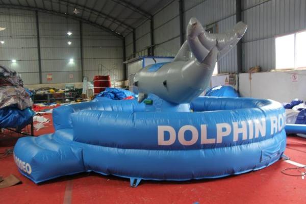 Inflatable Dolphin Rodeo Game WSP-298/Sport game for adult or children