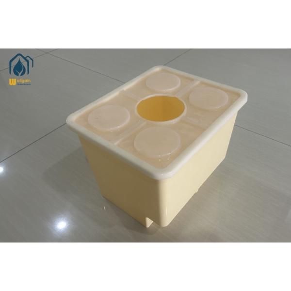 Soilless Cultivation Hydro Bucket System Beige Dutch Flower Bucket Eco Fridendly