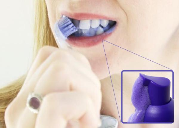Teeth Whitening Purple V34 Foaming Toothpaste 50ml GMP