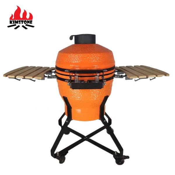 KIMSTONE 18 Inch BIG Kamado Ceramic BBQ Charcoal Grill EGG for PARTY Kamadokak