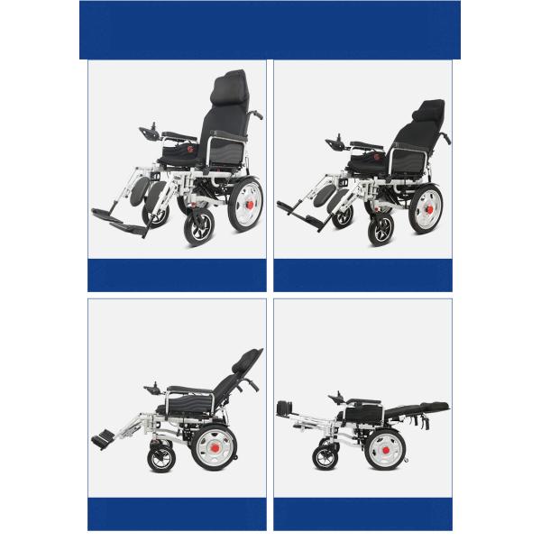 кресло-коляска четырехколесного привода 6km/h 20km, шаг 500W одно складывая электрическую кресло-коляску