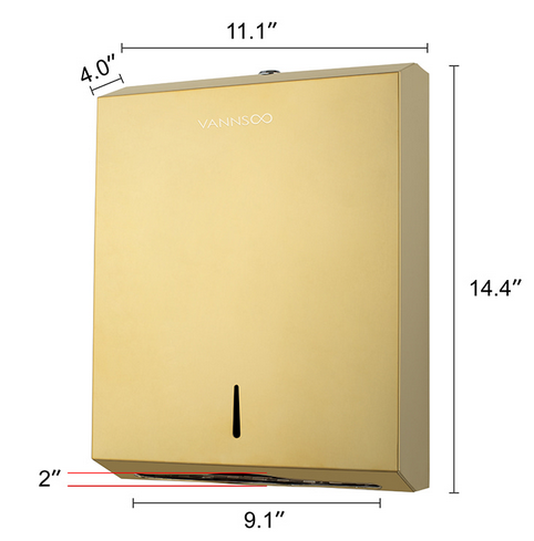 Heavy Duty Commercial Paper Towel Dispenser Wall Maounted Hand Towel Dispenser