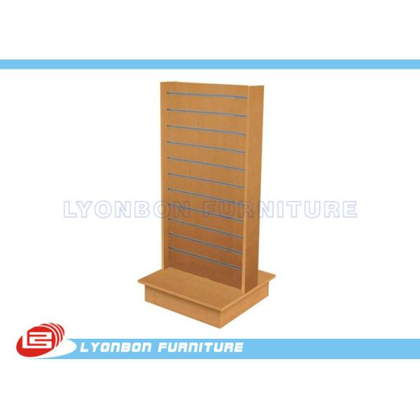 Top Grade Double Side Slatwall Display Stands MDF / Custom Display Rack