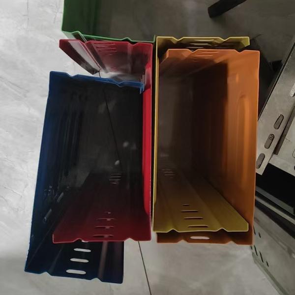 Molded Cable Tray Wall Mounting Hanging UV Resistance High Load 1000 Lbs Capacity
