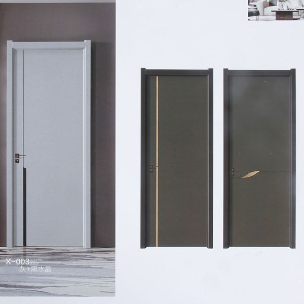 Custom Modern Interior Original Wood Doors Push Pull Operation For Residential Commercial