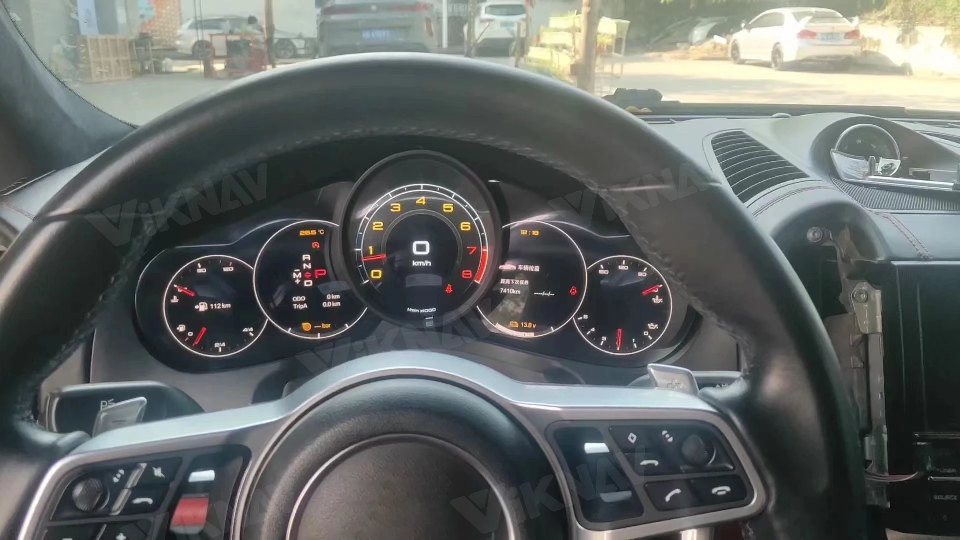 Викнав Цифровой кластер Виртуальный Кокпит Для Porsche Cayenne 2011-2017 Автомобильный мультимедийный проигрыватель Дашборд Одометра