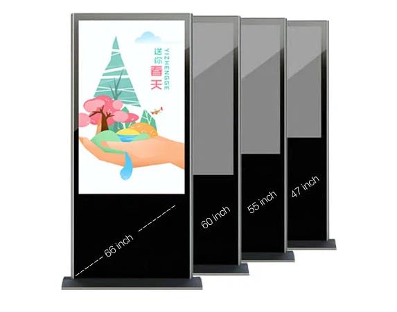Шатон узкой части киоска Синьяге цифров ЛКД крытый дизайн тотема 55 дюймов ультра тонкий
