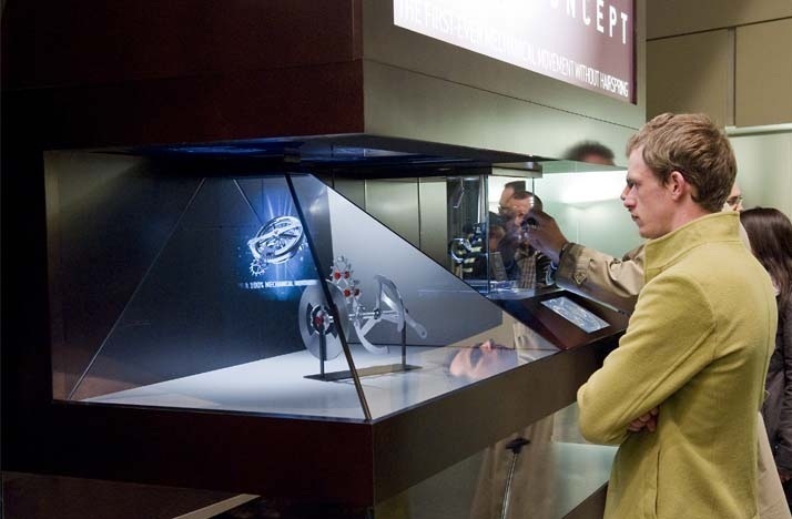 дистанционное управление витрины дисплея Hologram пирамиды проекции 3D для рекламы
