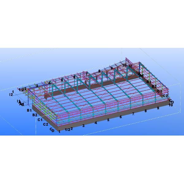 Economic Prefabricated Workshop Prefab Steel Structure Farm Storage Warehouse Metal Building