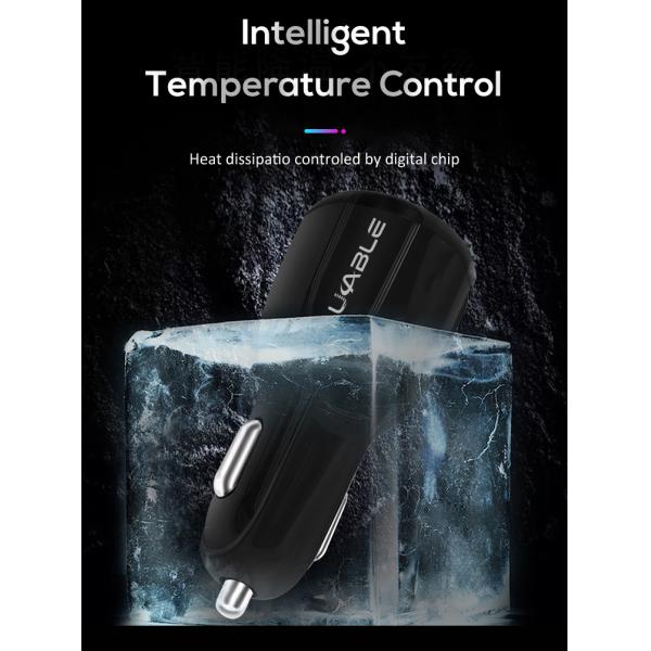 Electric Mobile Phone 12V 8CM QC 3.0 Usb Car Charger