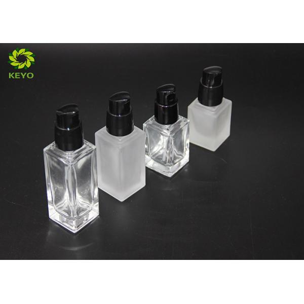 Clear / Frosted Glass Cosmetic Packaging Serum Bottle 15ml 20ml 30ml 40ml Optional