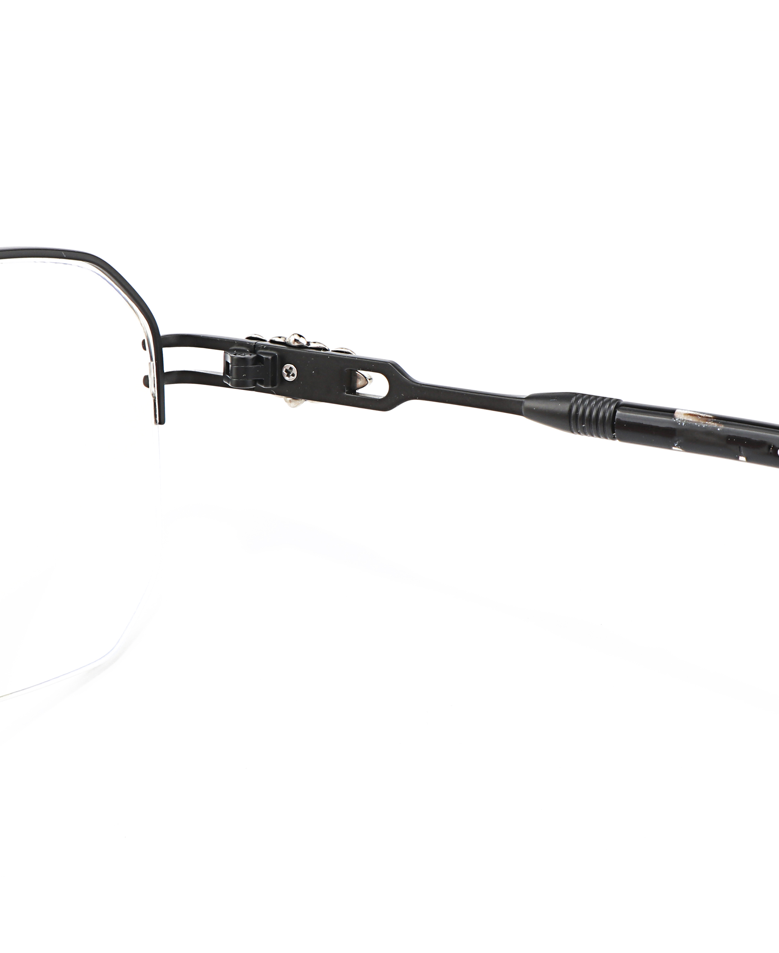 Beautiful Versatile Cross Flower Half Frame Black Gold Silver Optical Prescription Presbyopia Multi Focus Luxury Brand Glasses